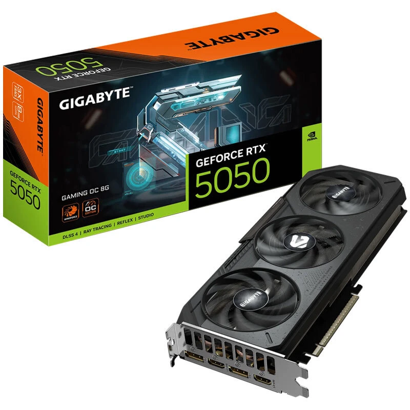 کارت گرافیک Gigabyte GeForce RTX 5050 Gaming OC 8G GDDR6 128Bit