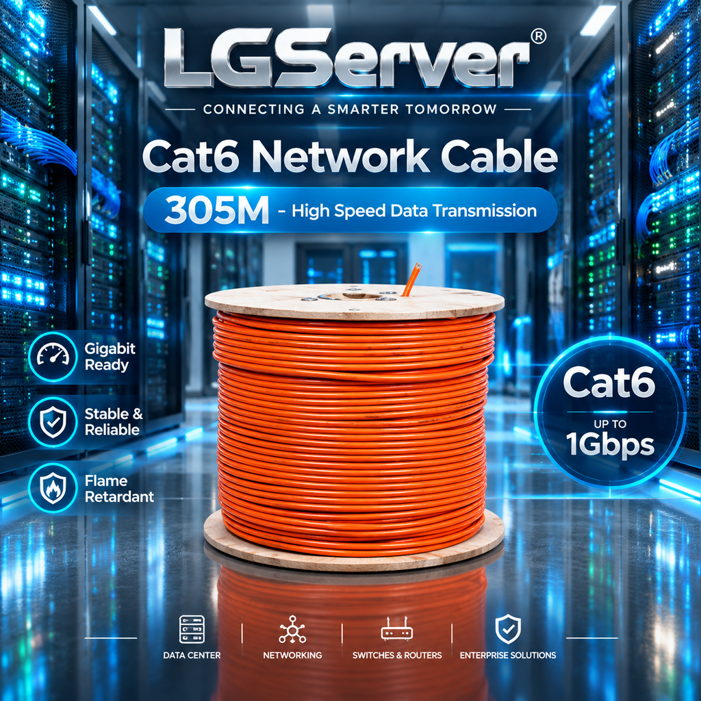 کابل شبکه cat6 utp cca Nexans 305M